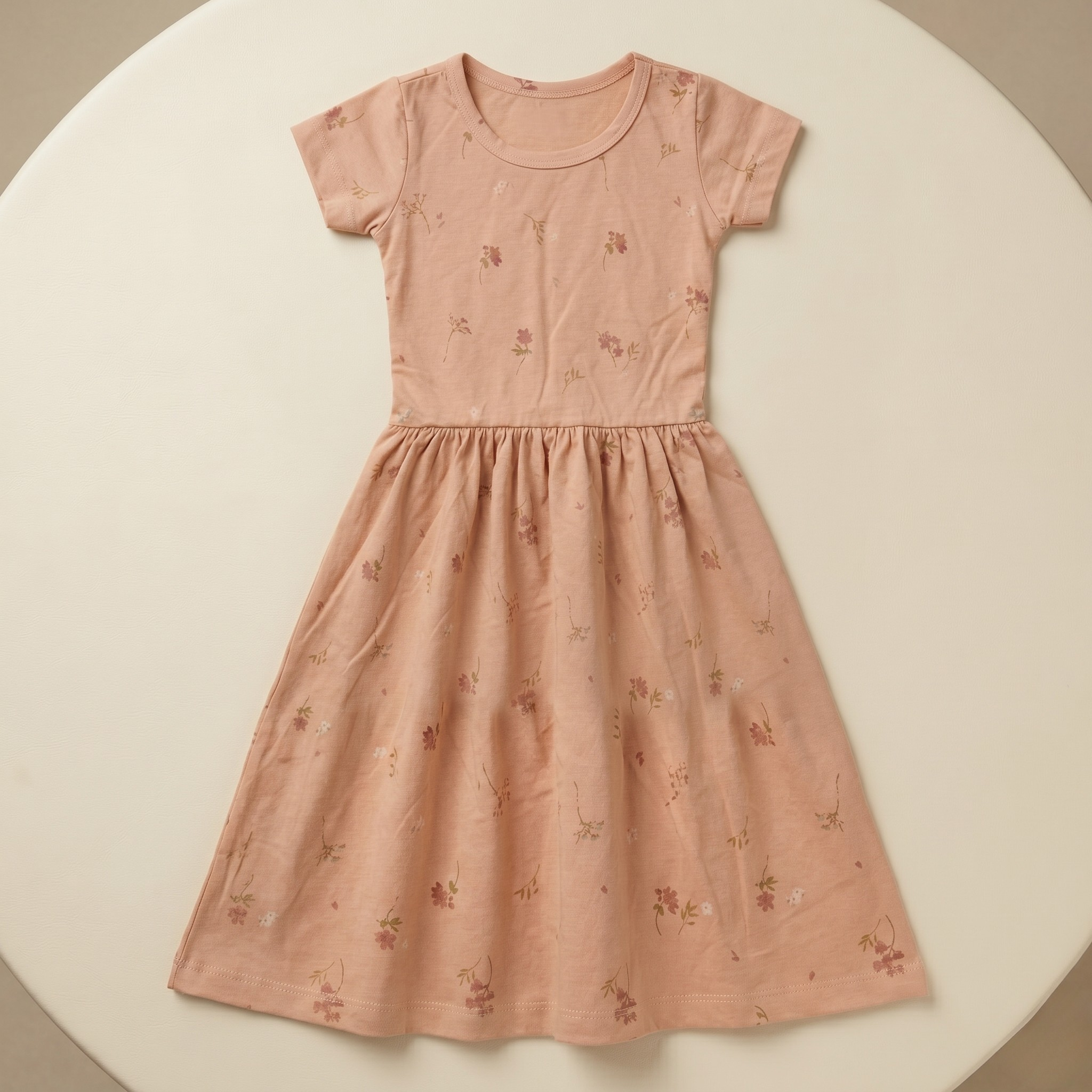 Girls Frock Single Flower