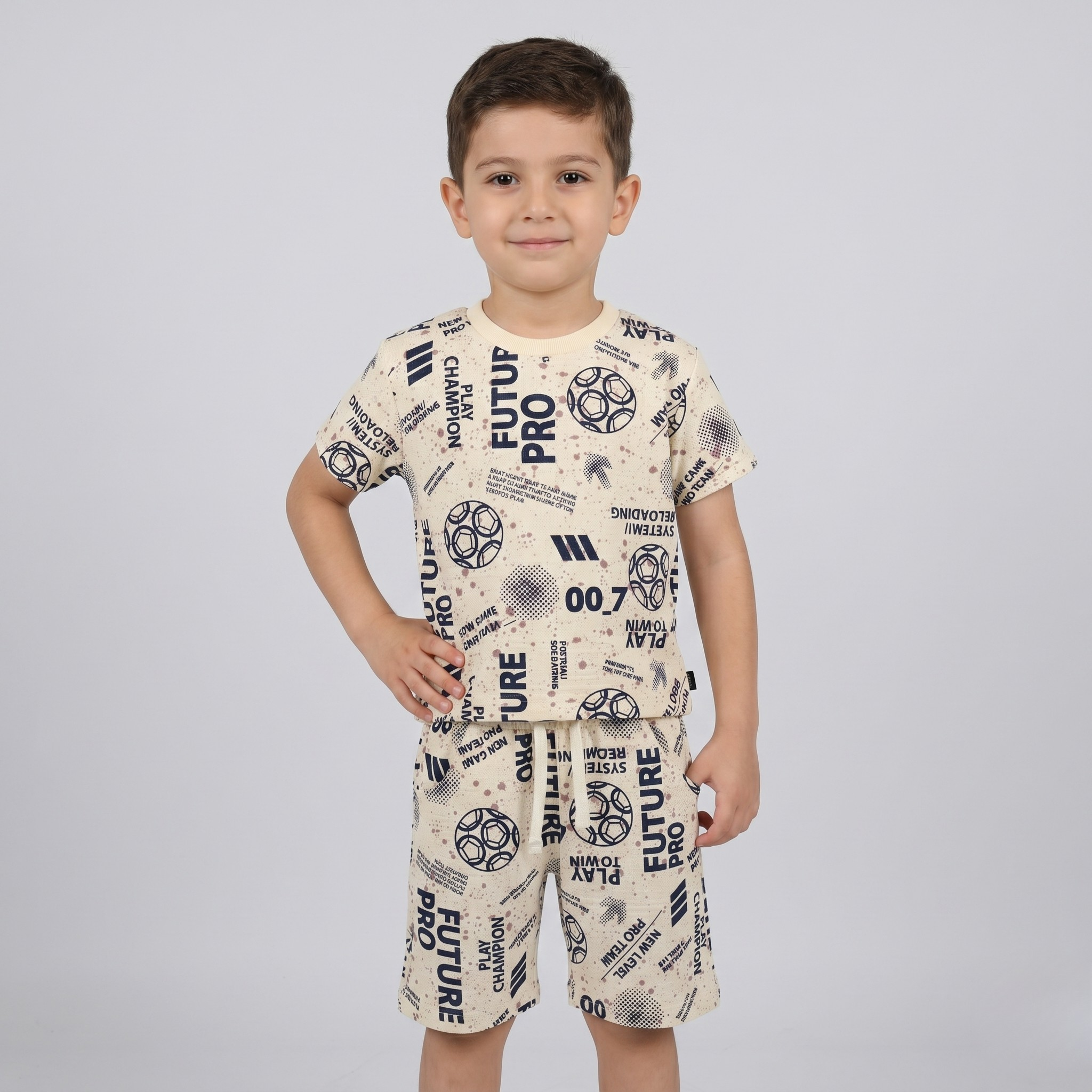 Boys H/S (w/shorts) 6146C