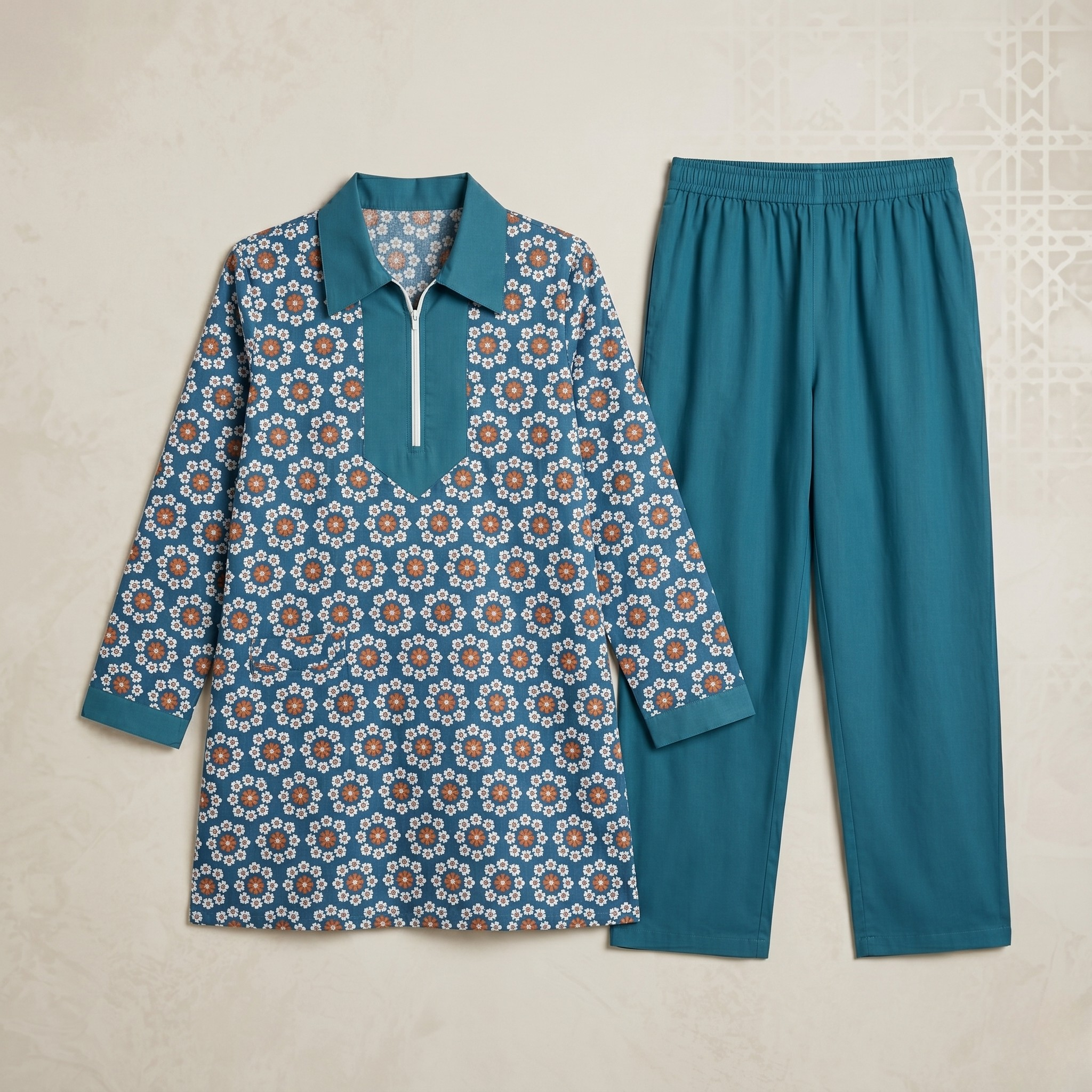 Printed Khaddama 2Pcs L/S Jumbo 001