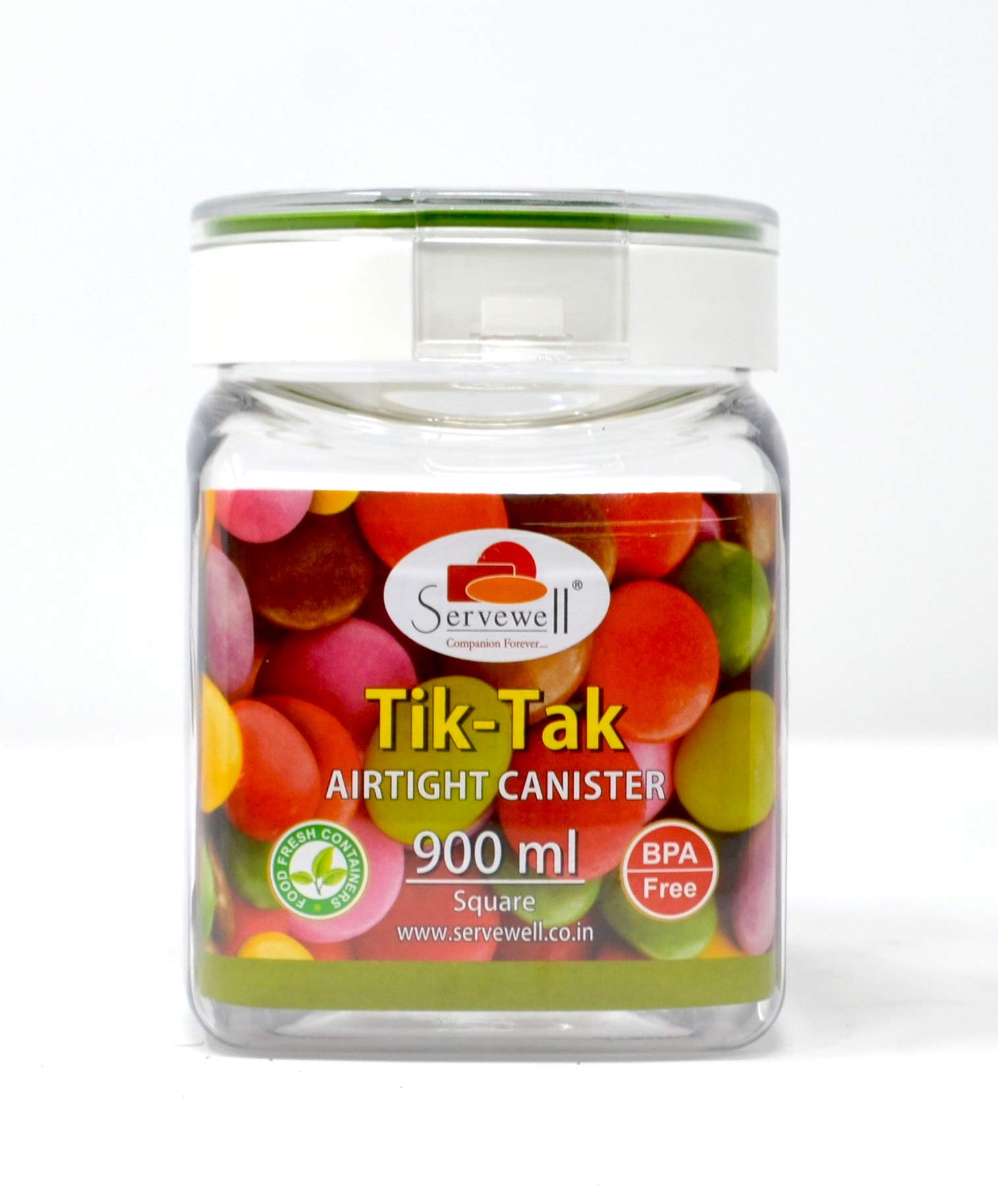 Tic Tac Square Jar 900ml HSW8403