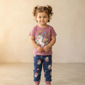 Unicorn Heart Kids H\S Pajamas