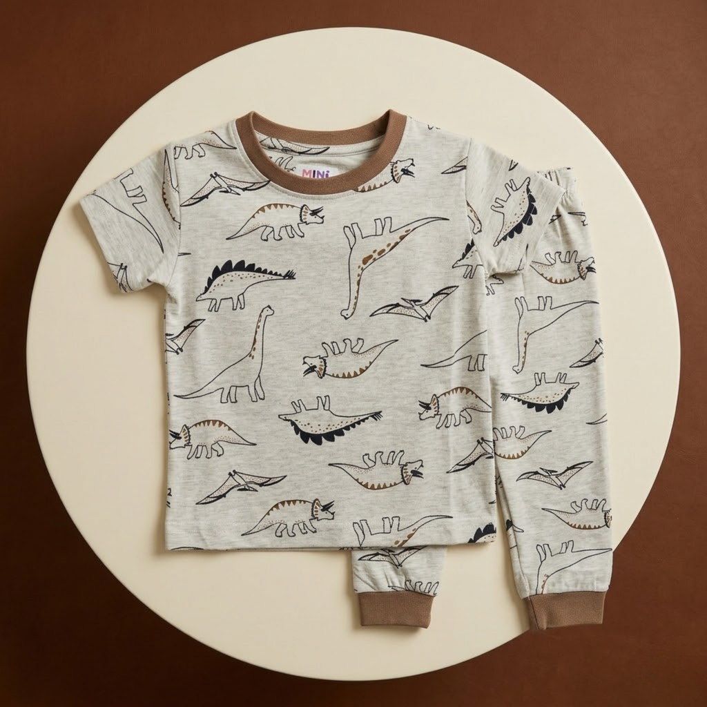 Dino Graphic World H/S Pajamas