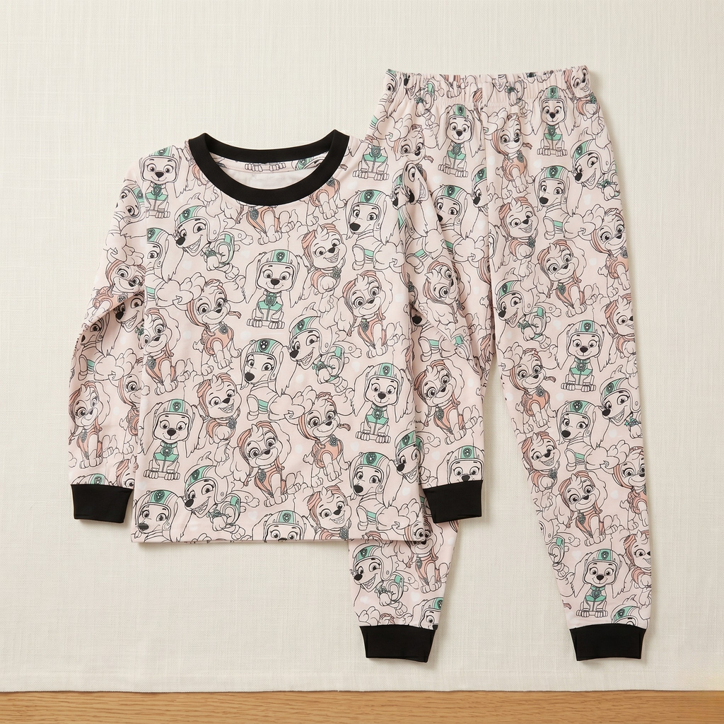 Paw Patrol Peach Kids L/S Pajamas