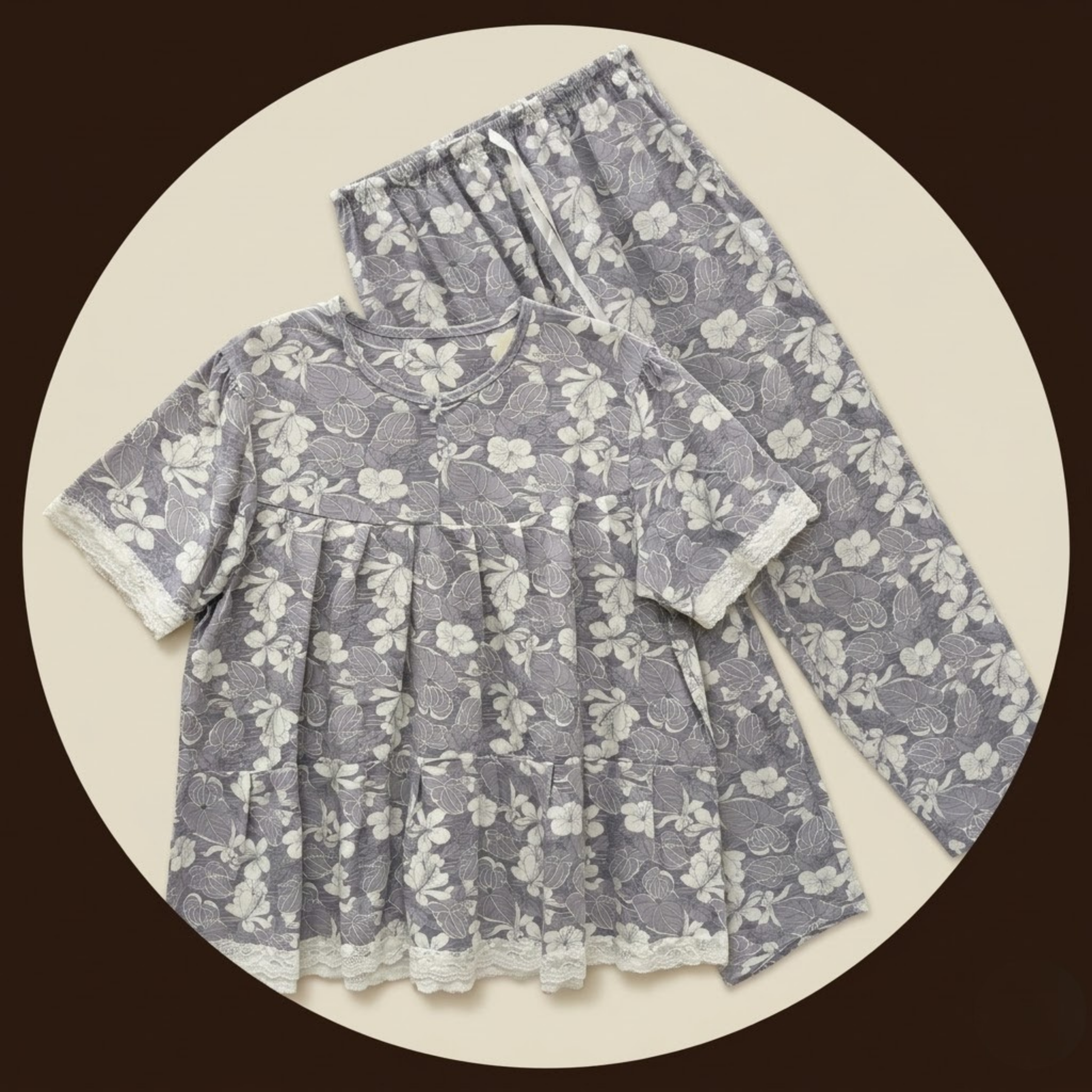 Womens Cotton Pyjama Set LS-82/J-41