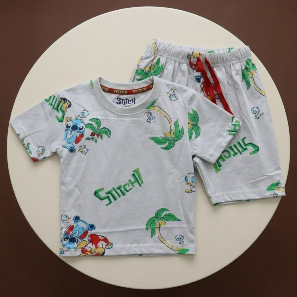 Stitch Duck Bermuda Set