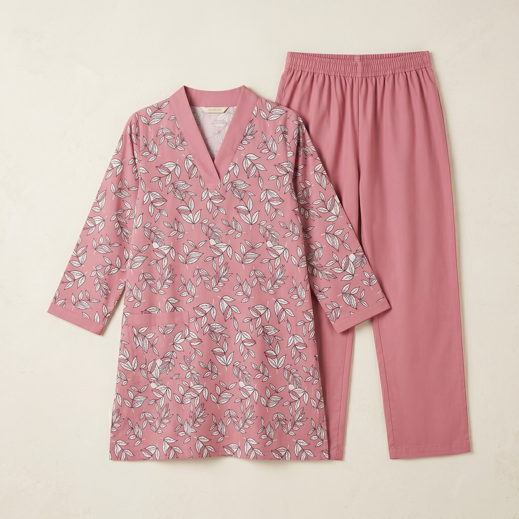Printed Khaddama 2Pcs L/S Jumbo 016