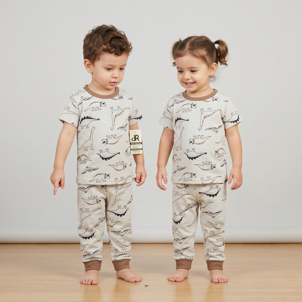 Dino Graphic World H/S Pajamas