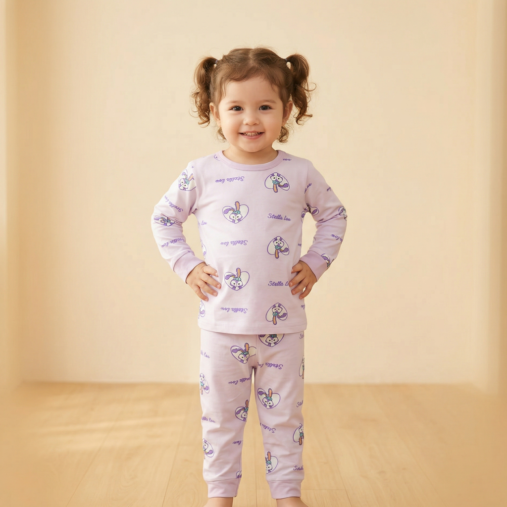 Stella Purple Kids L\S Pajamas