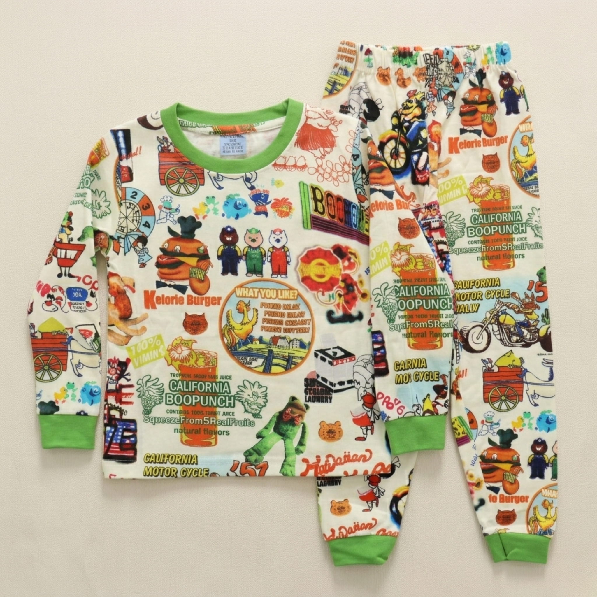 Eat California Kids L/S Pajamas