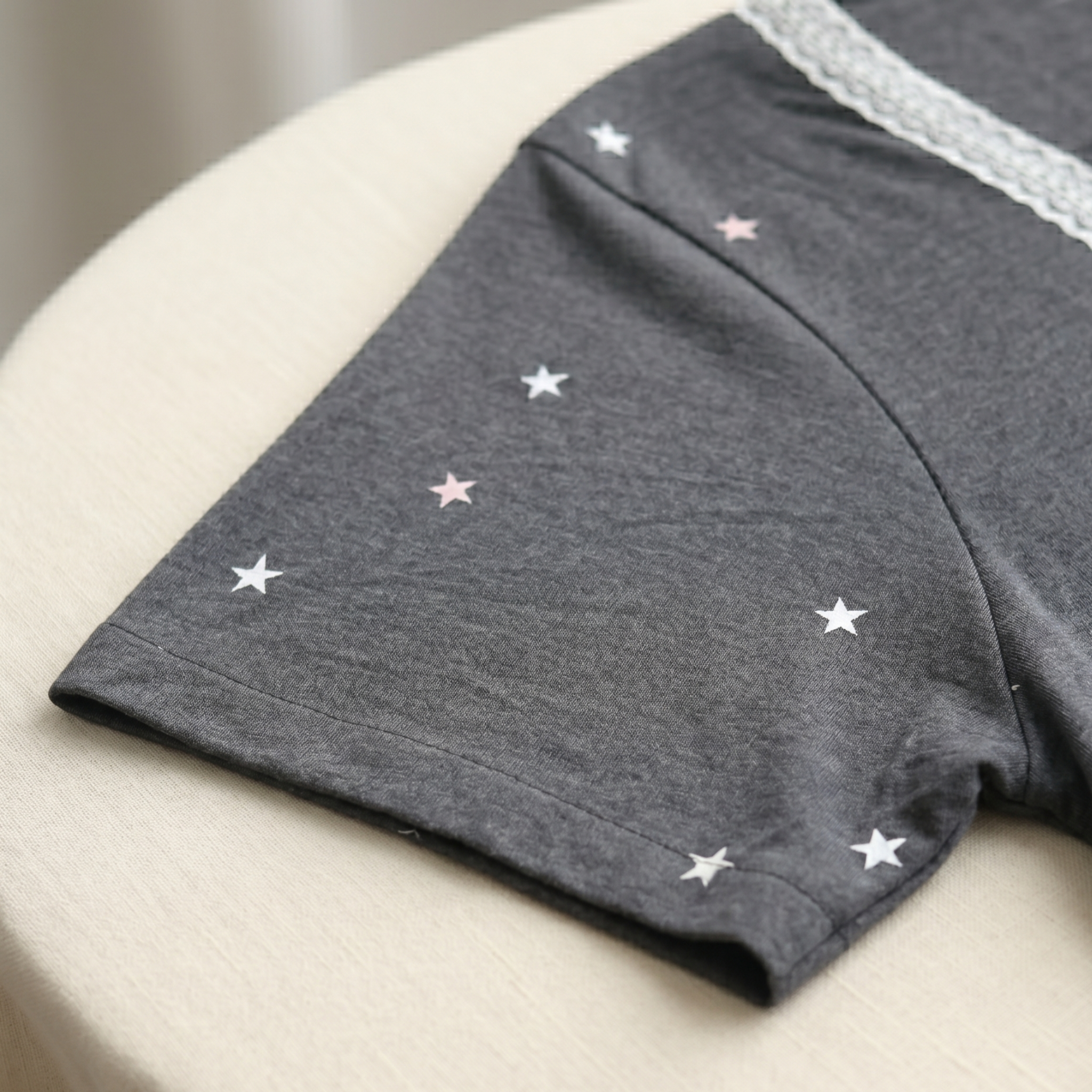 Womens Midi Stars Black