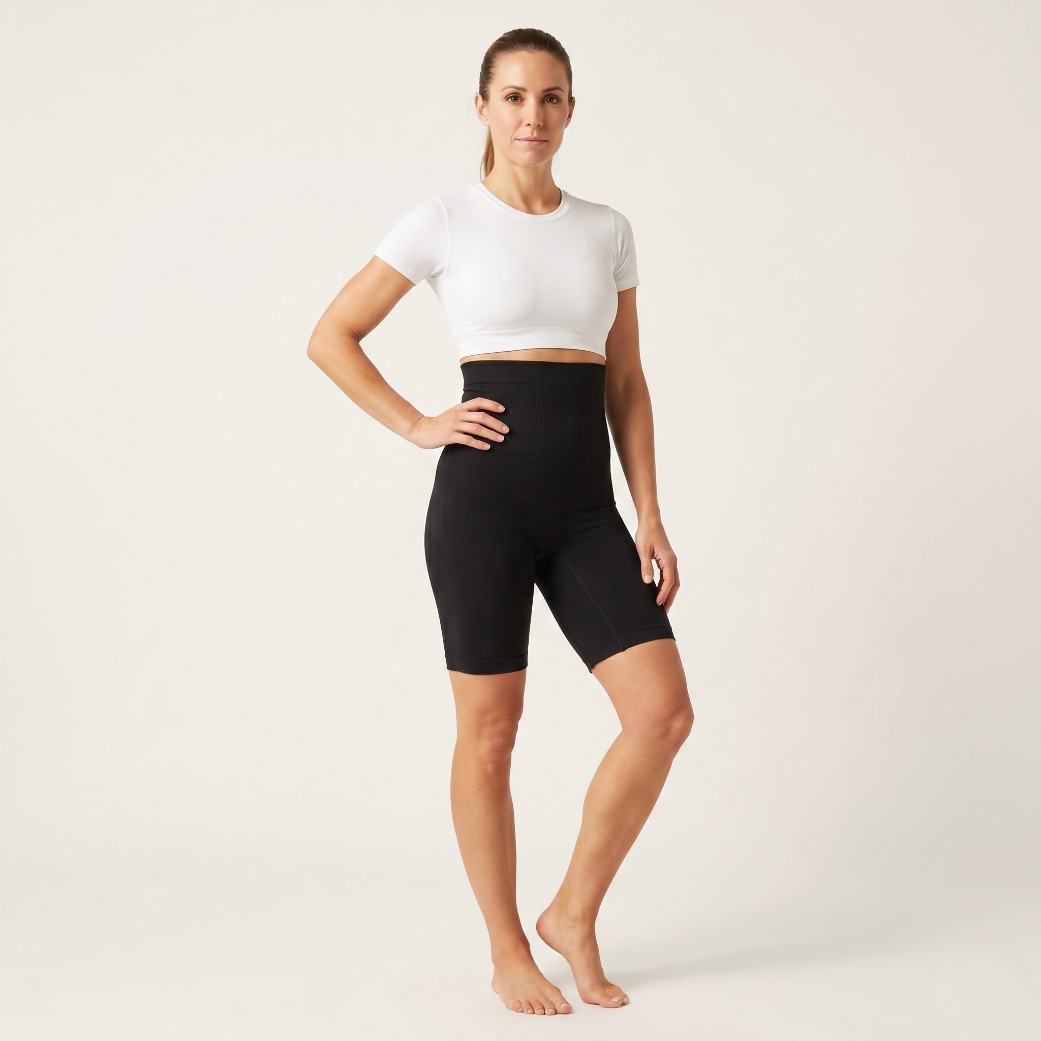 Womens Long Lycra Shorts 1013