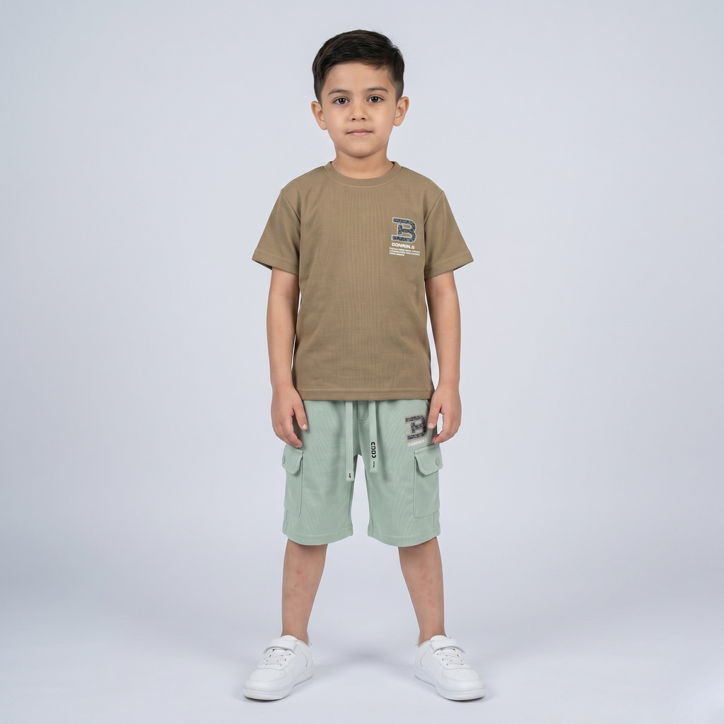 Boys H/S (w/shorts) 6025B