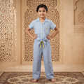 Flower Stitch Girls Pajama Set