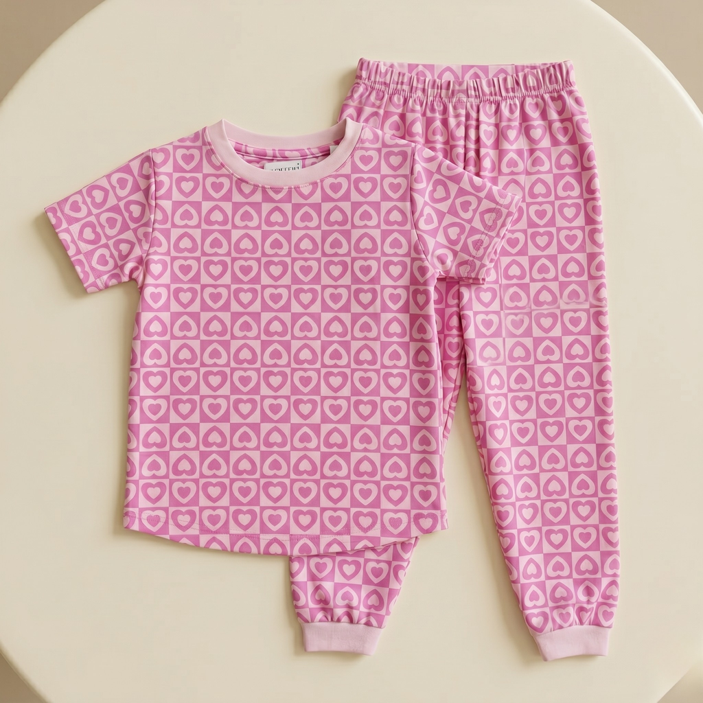 Heart Boxes H/S Pajamas