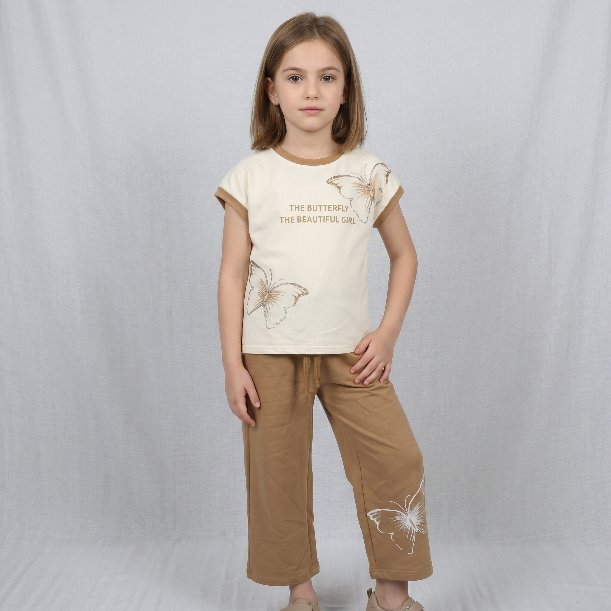 Girls H/S Pajamas MKT-5770C