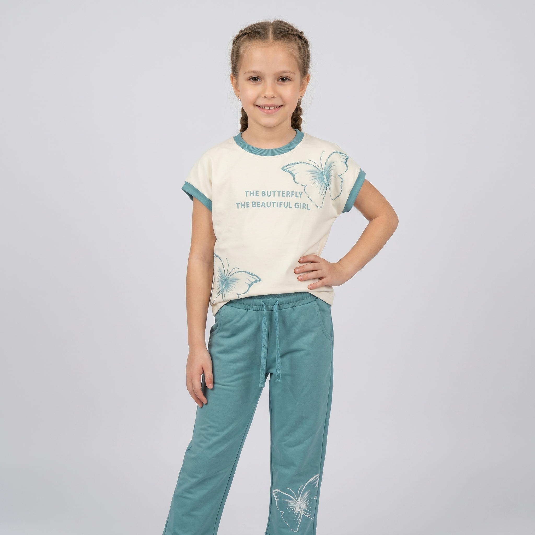Girls H/S Pajamas MKT-5770C