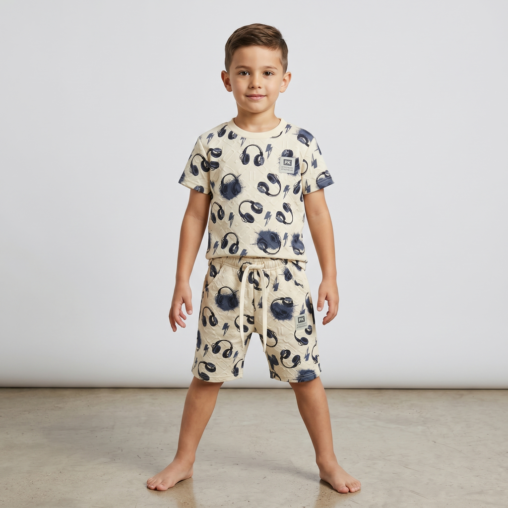 Boys H/S (w/shorts) 6136B
