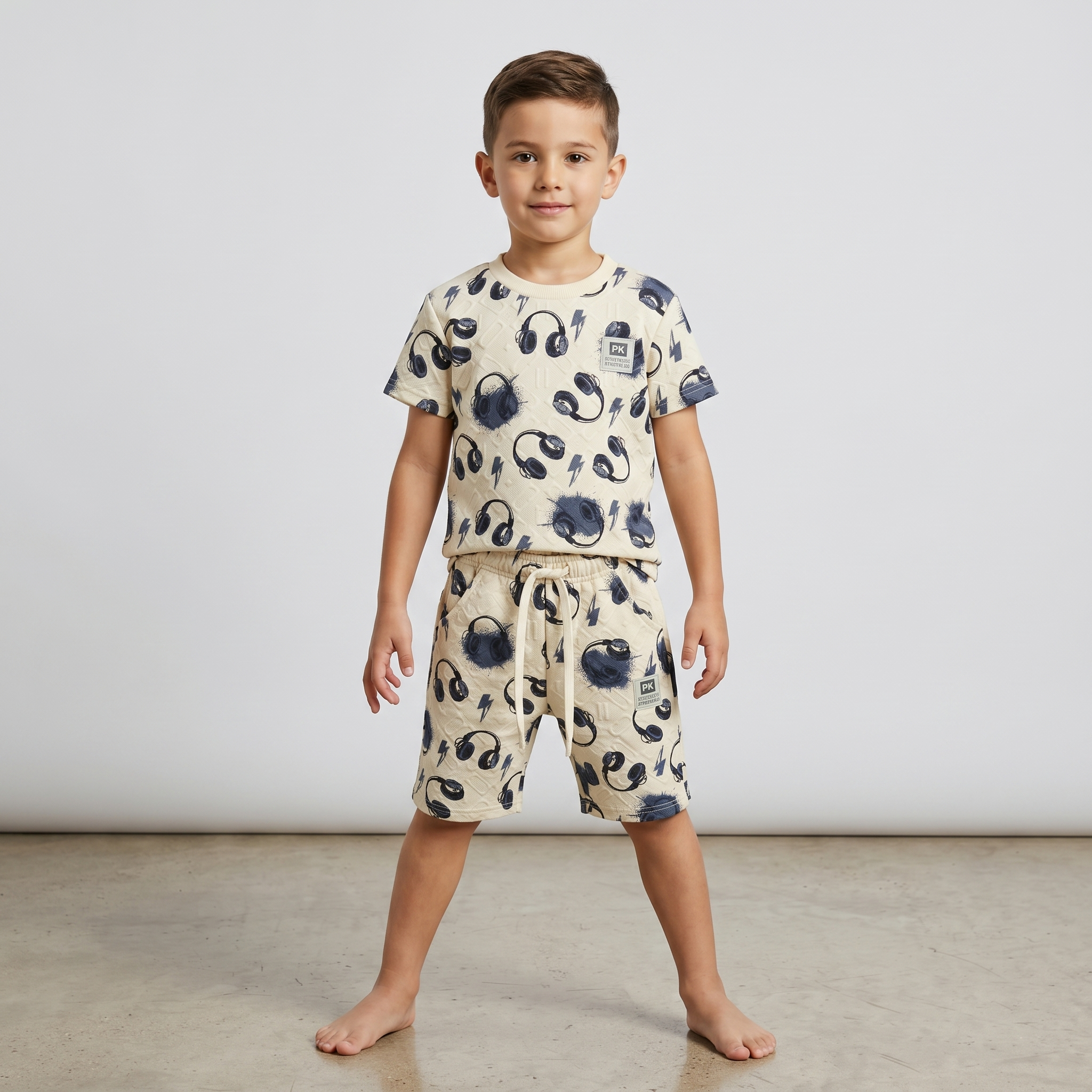Boys H/S (w/shorts) 6136B