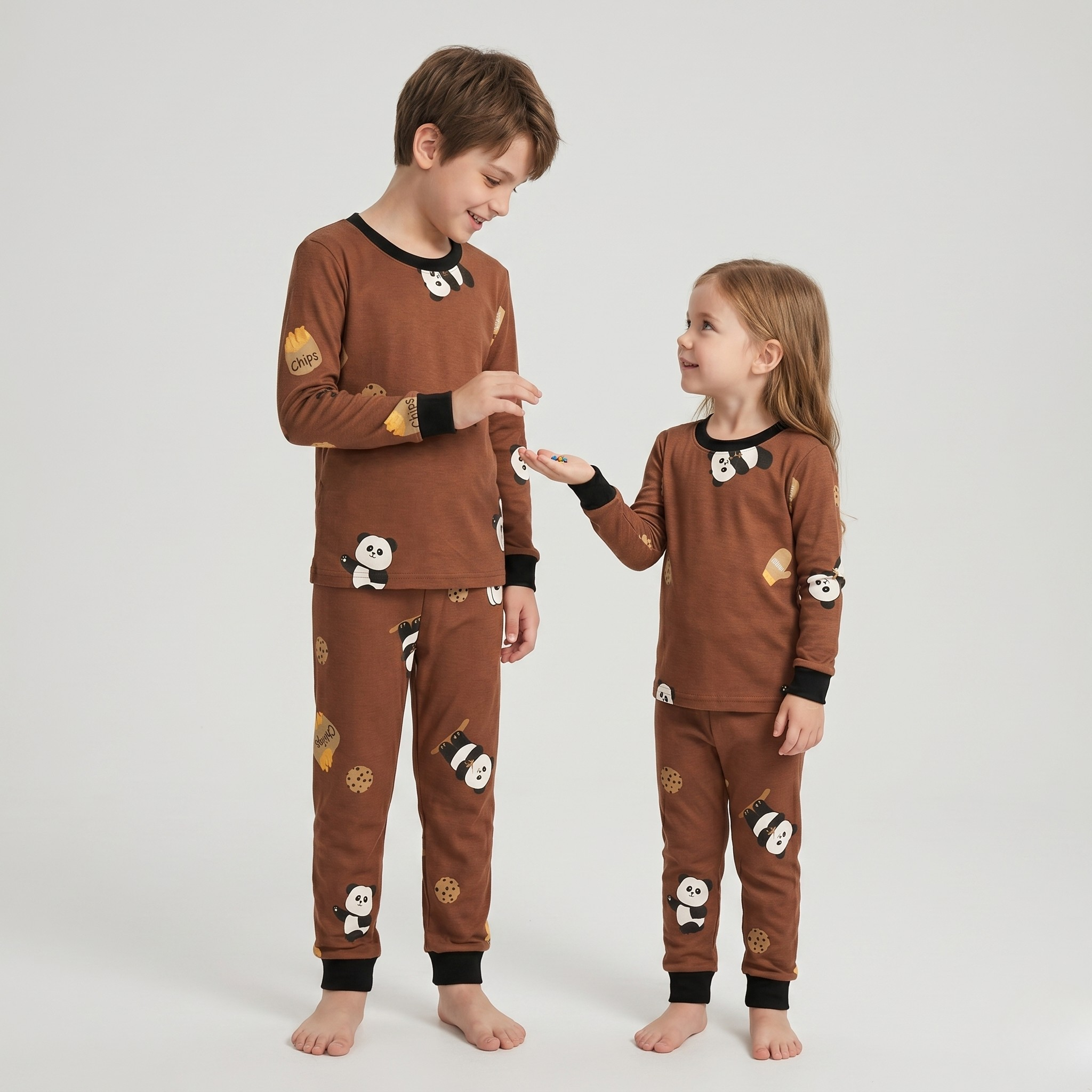Foodie Panda Kids L/S Pajamas