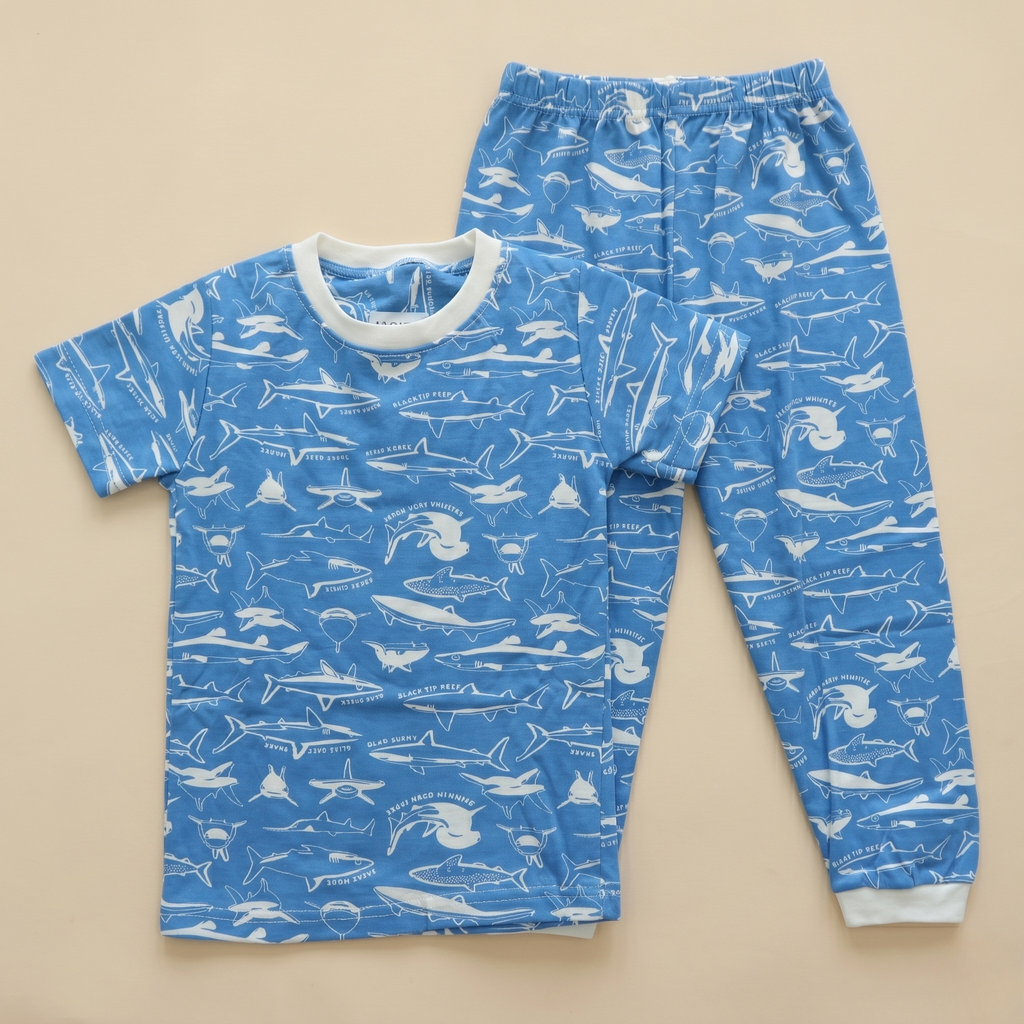 Shark Blue H/S Pajamas