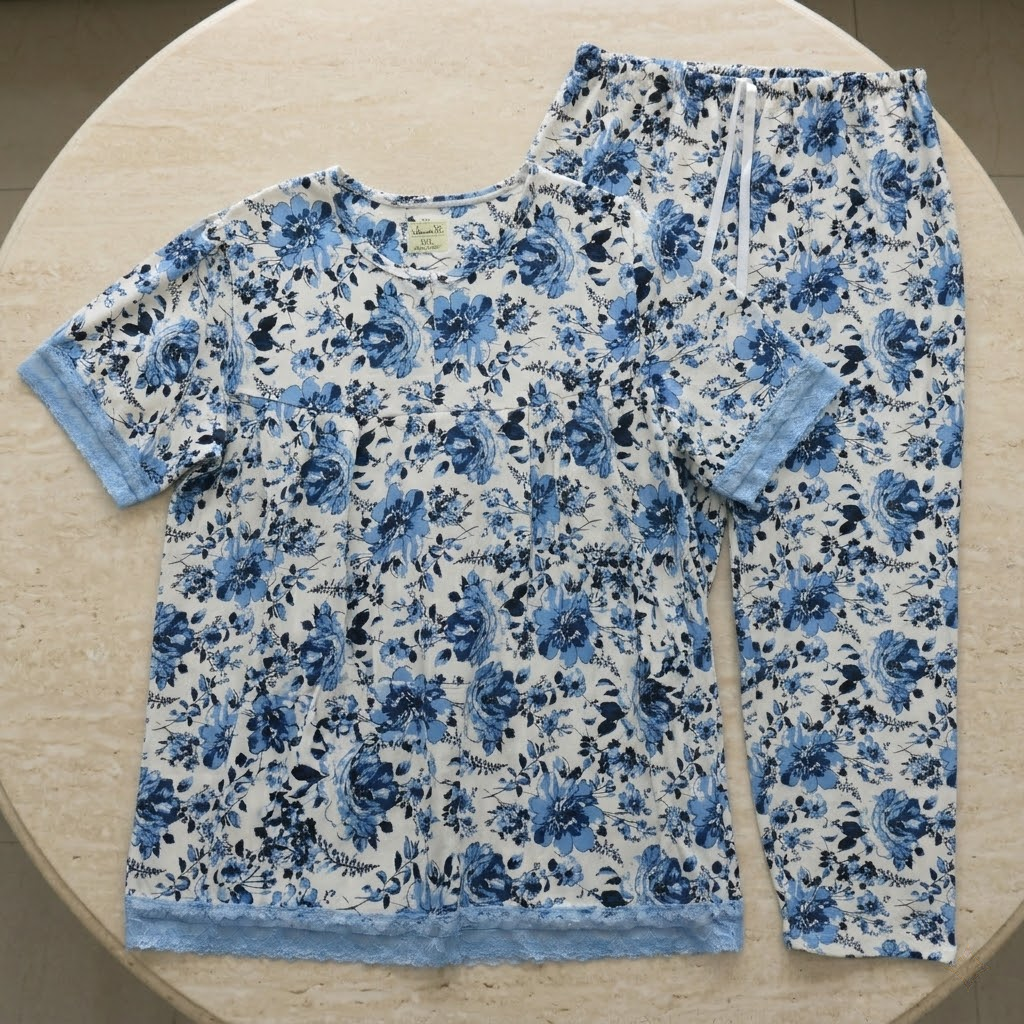 طقم بيجامة نسائية قطنية LS-78/39
