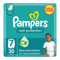 Pampers Rash Protection Diaper with Aloe Vera Lotion Size 7 15+kg Value Pack 30 pcs