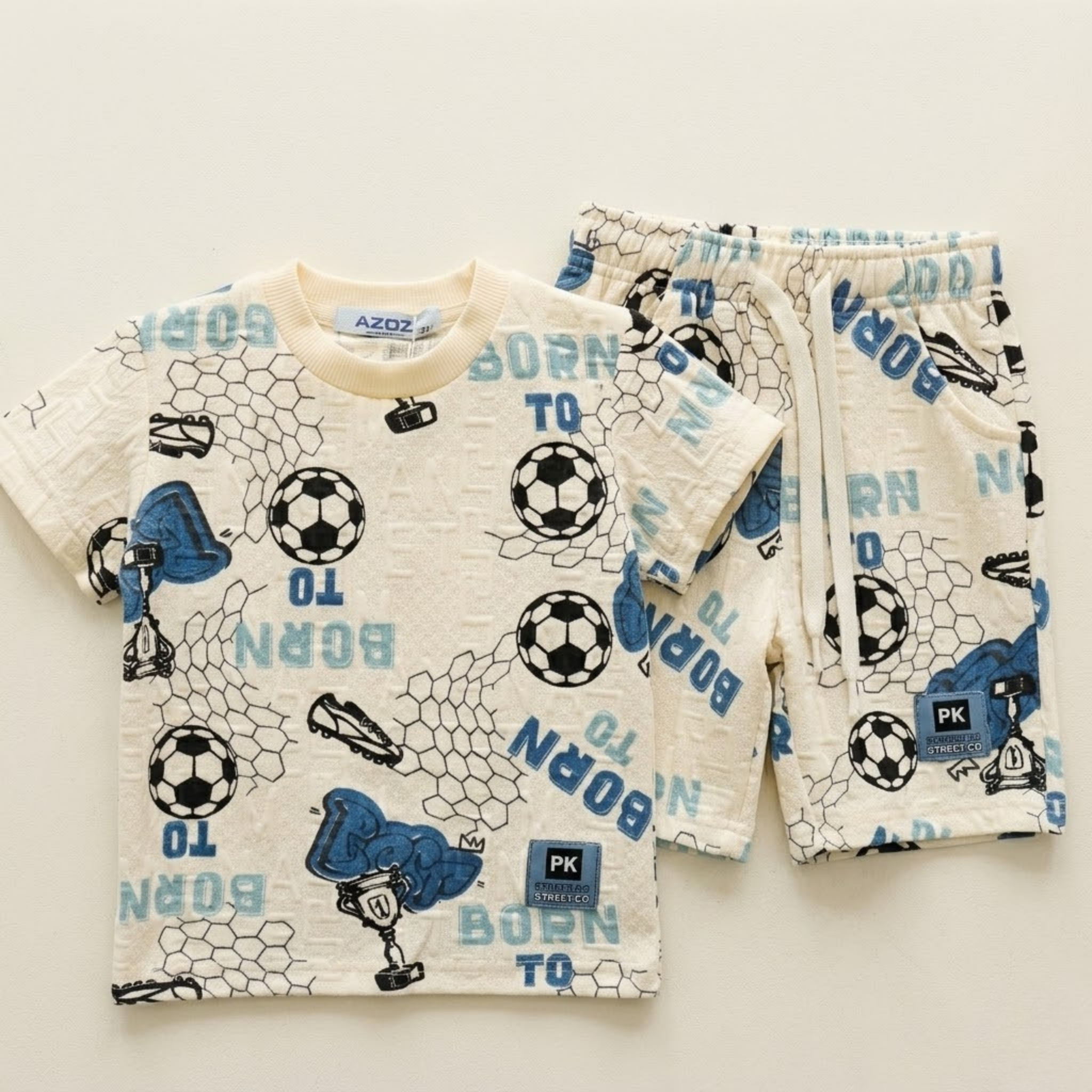Boys H/S (w/shorts) 6141B