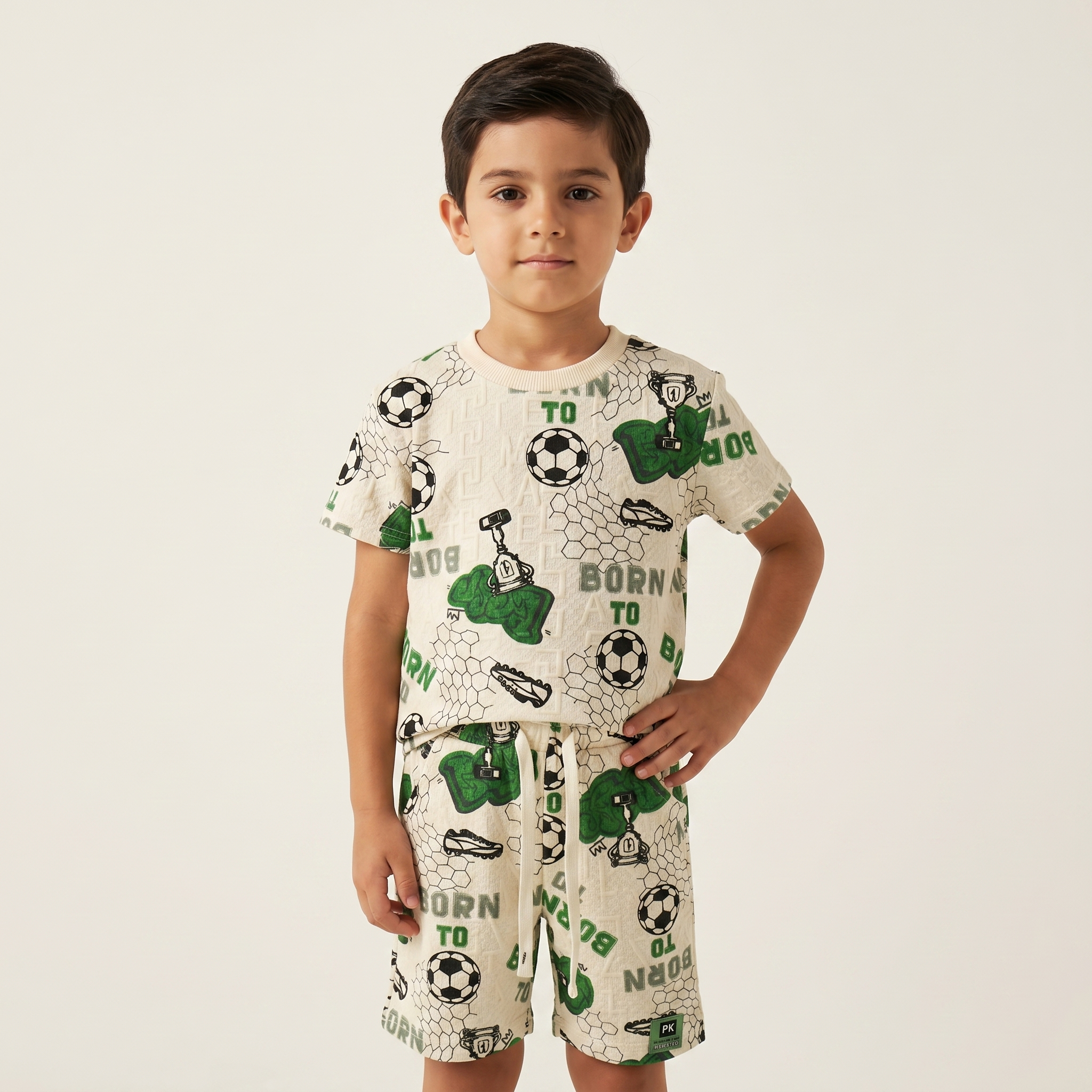 Boys H/S (w/shorts) 6141B