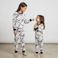 Kitty Outline Kids L/S Pajamas