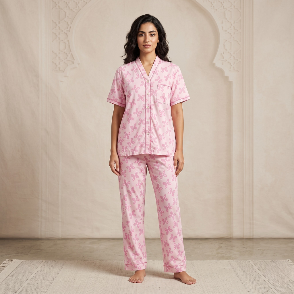 Womens Pajamas 2Pcs CT-3804