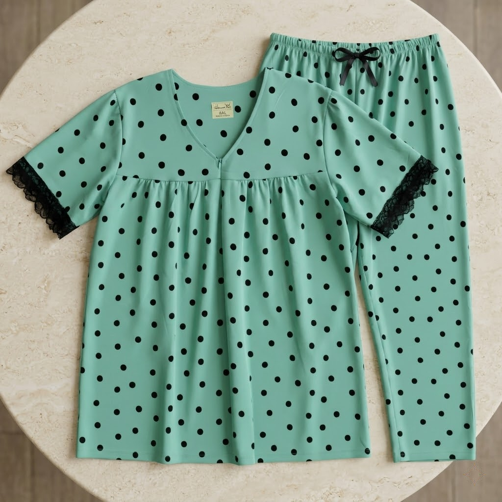 طقم بيجامة نسائية قطنية LS-78/39
