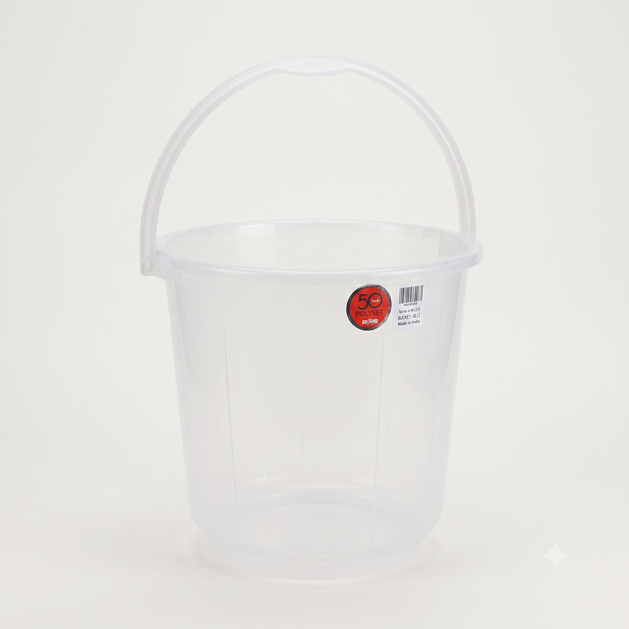 Clear Plastic Bucket No. 24 3249