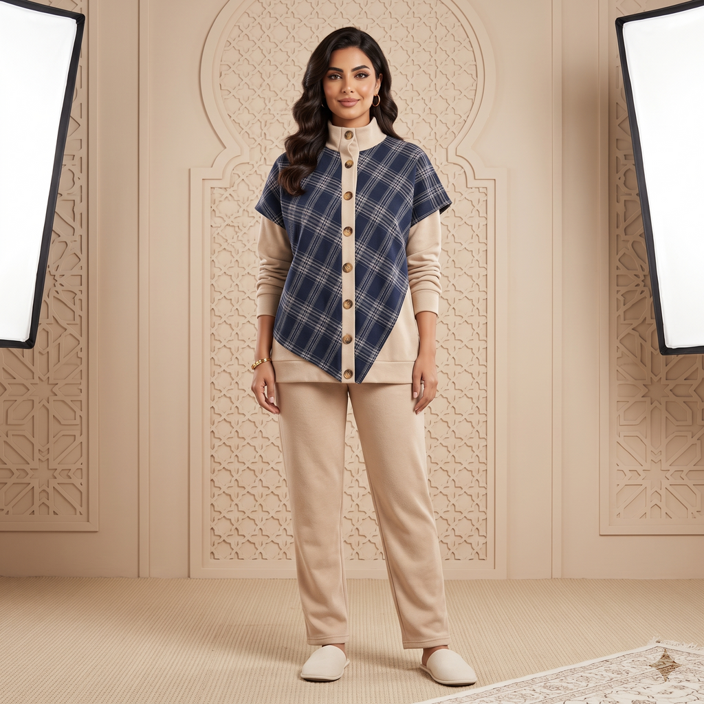 Womens Winter Pajama 2Pcs YA10021D