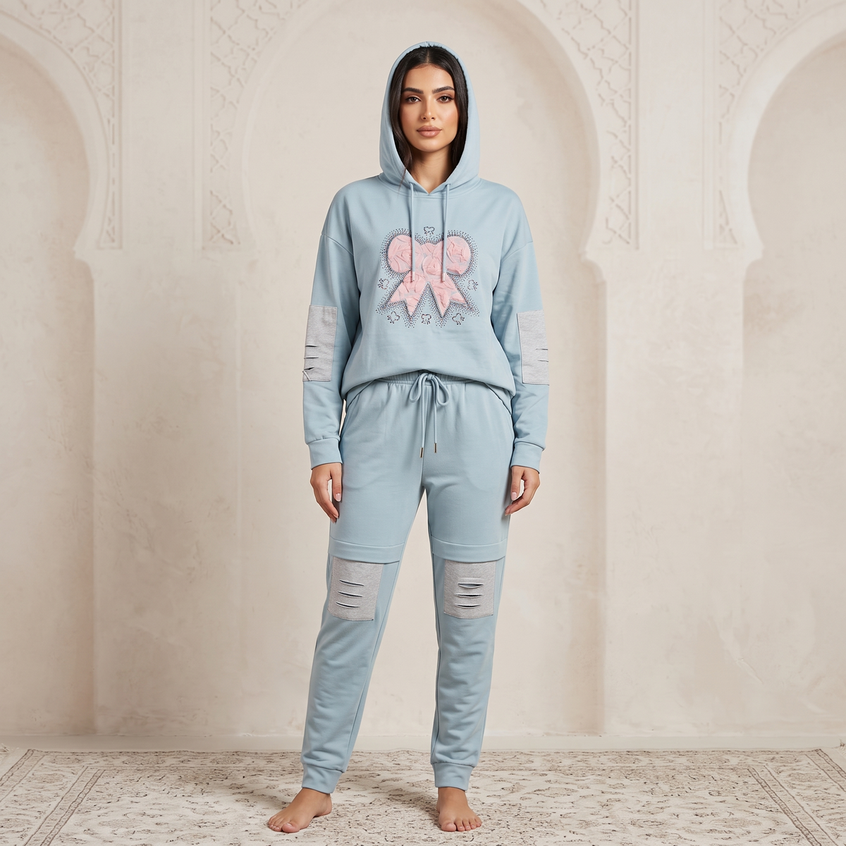 Womens Winter Pajama 2Pcs A25036C