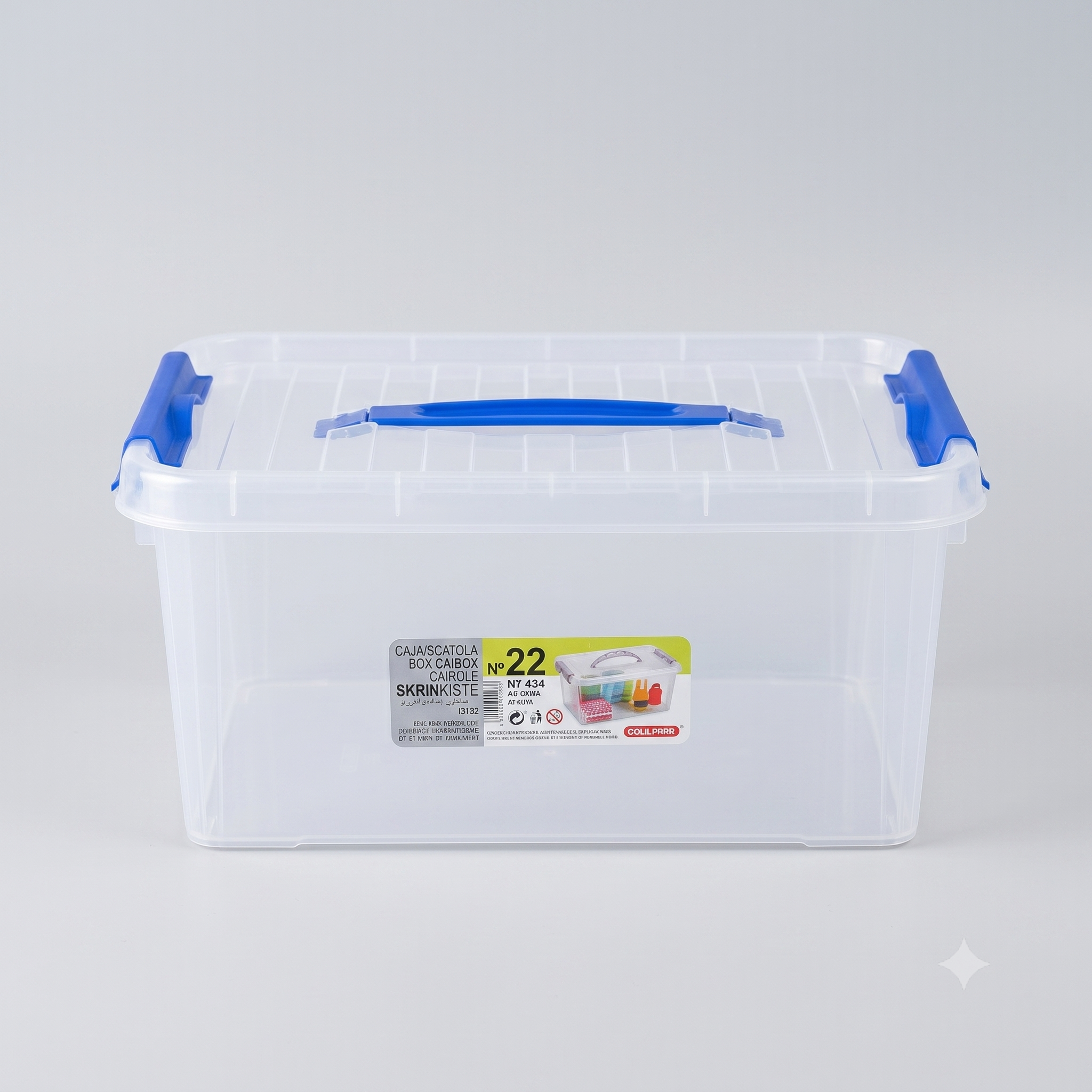 8L Clear Storage Box