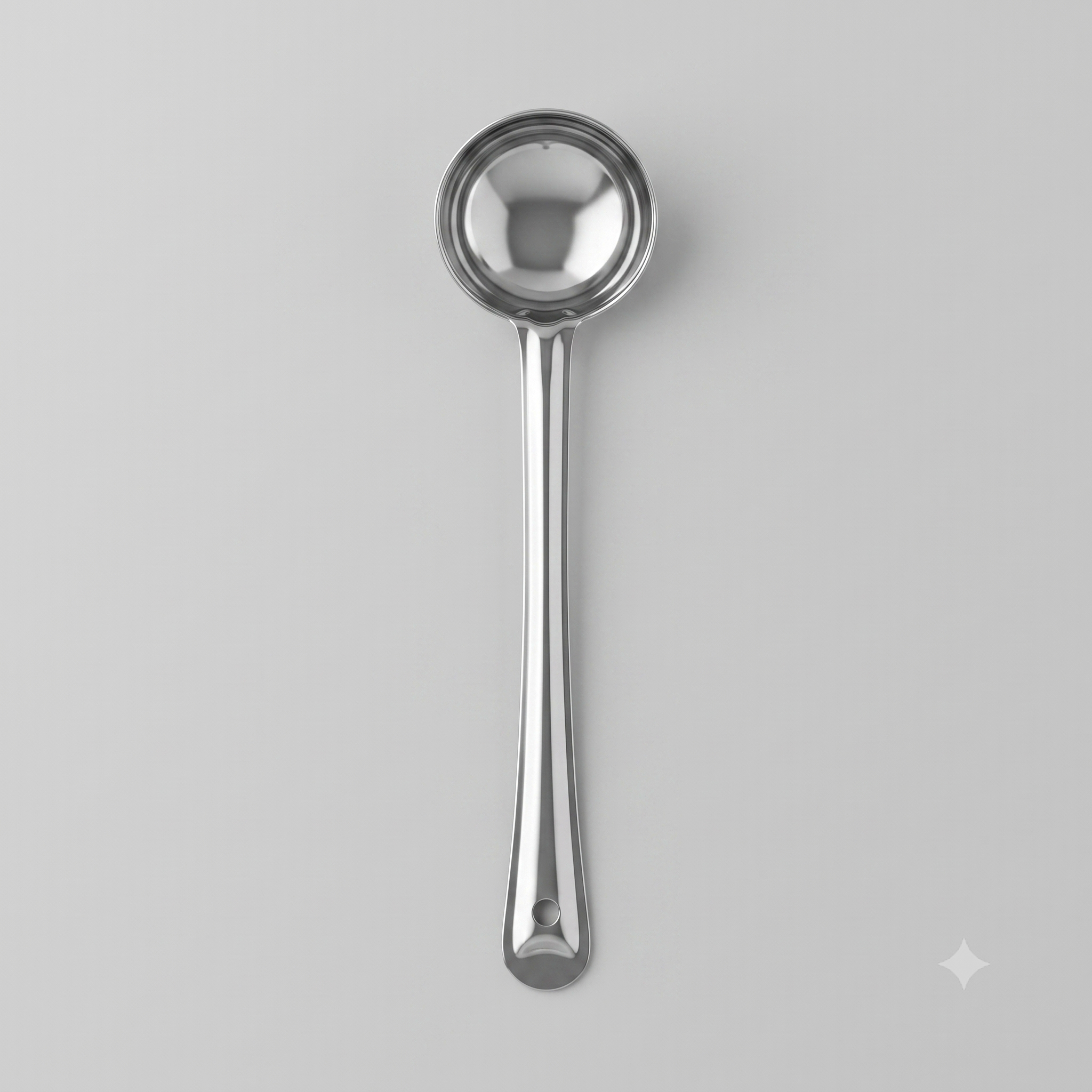 Steel soup ladle No. 2