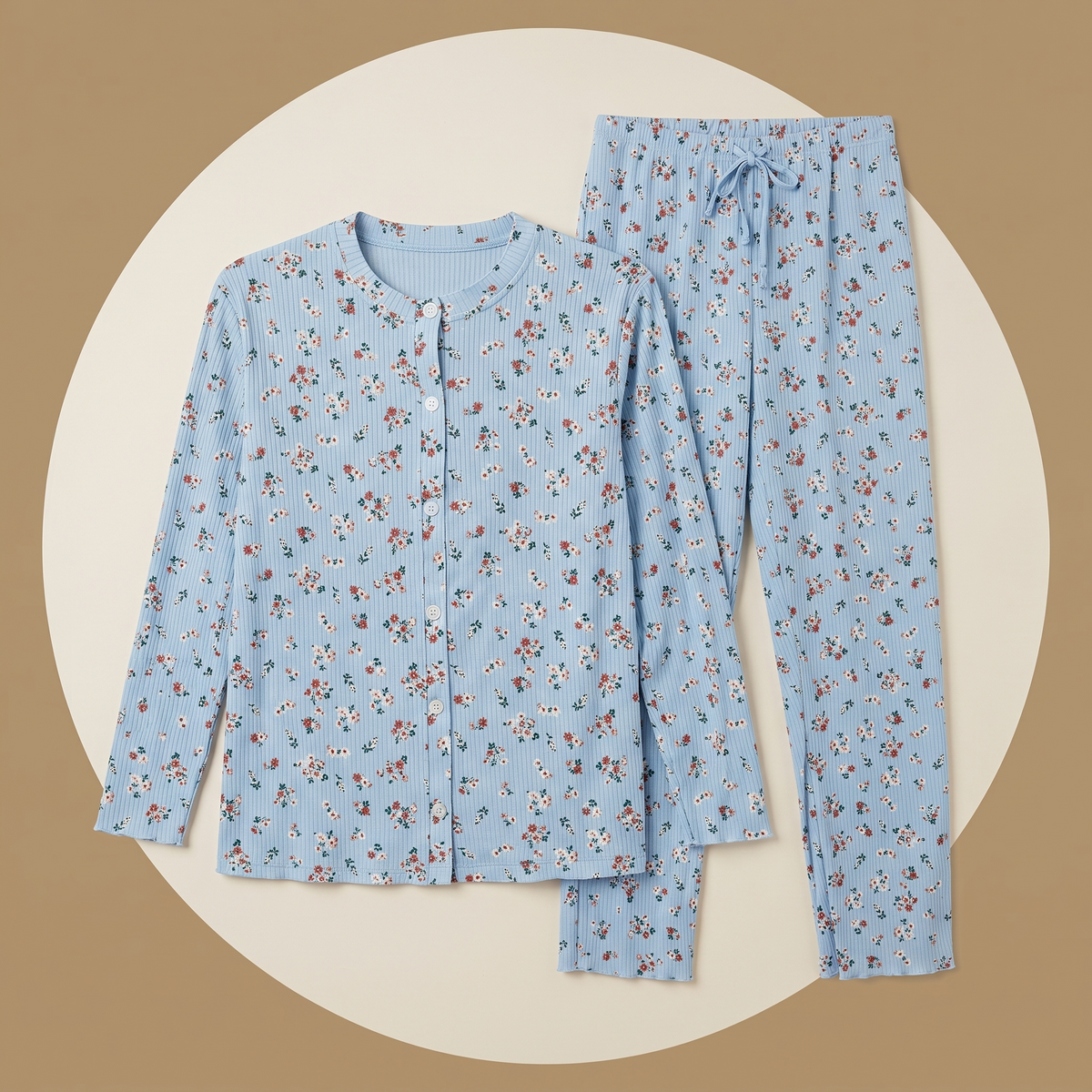 Womens Pajama 2Pcs HM-70537