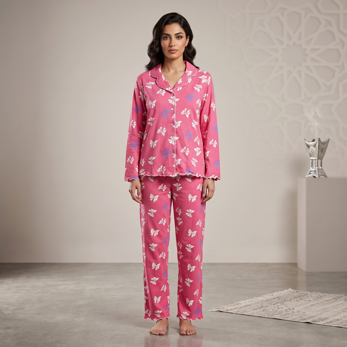 Womens L/S Pajama Set LS-140/3