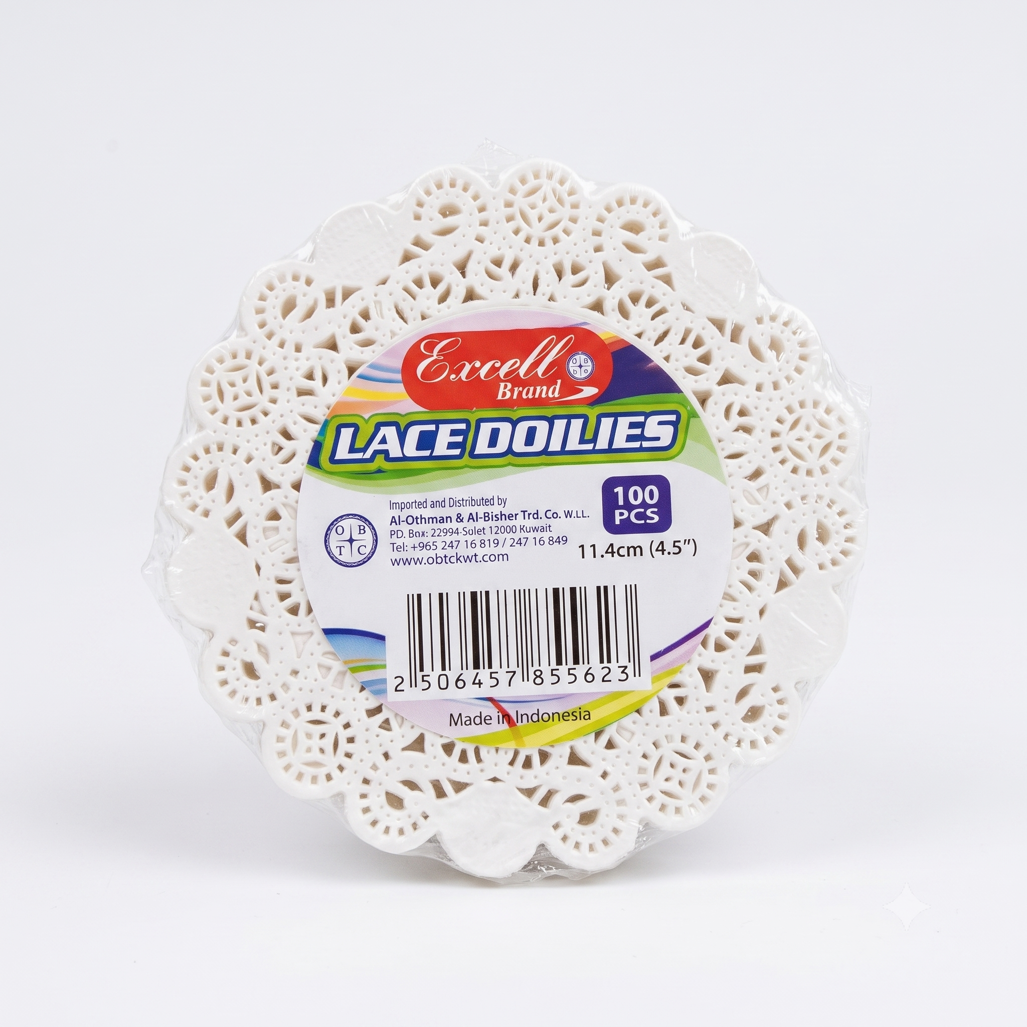White Lace Paper Doily 14 cm Round Excel DBD2142