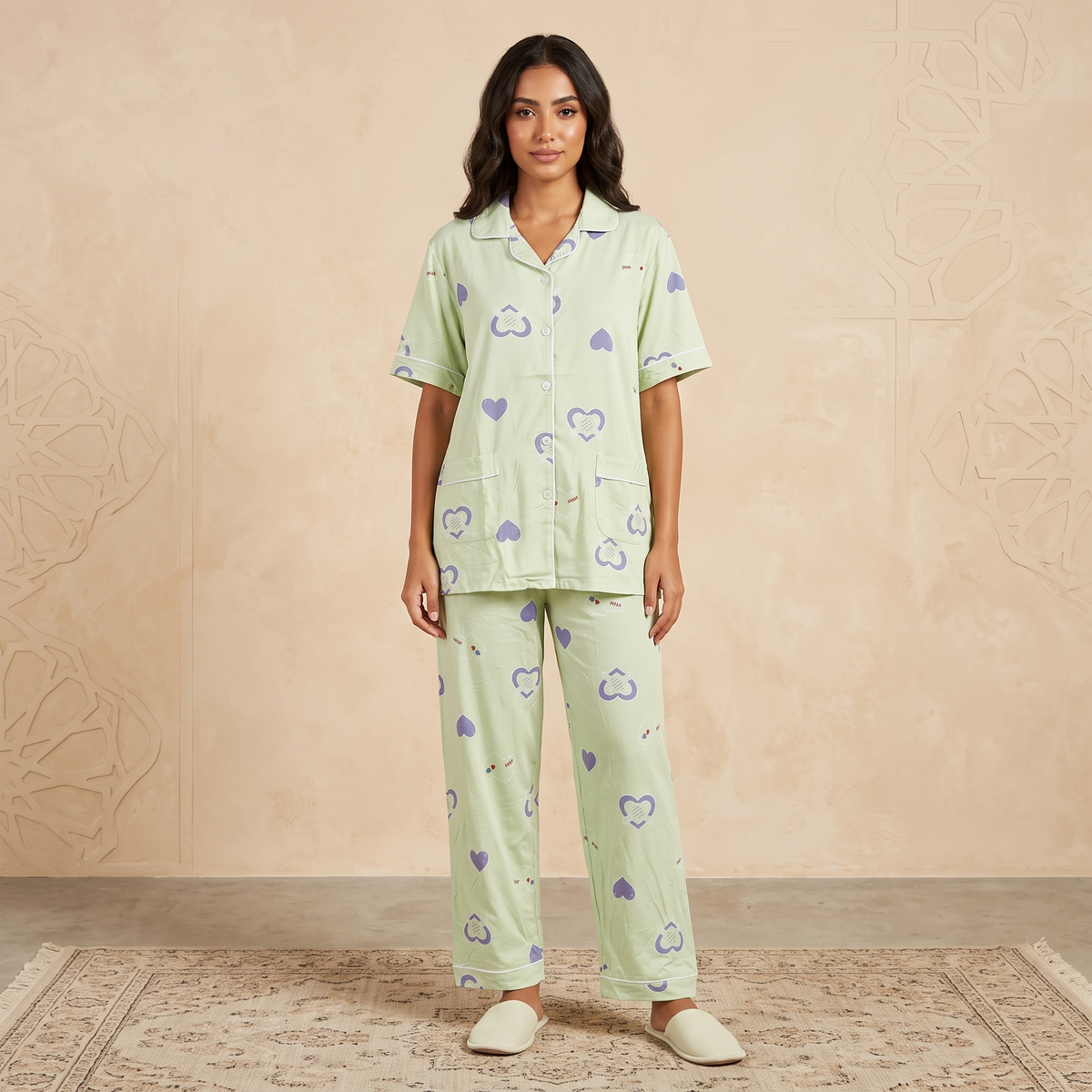 Womens Pajamas 2Pcs 658