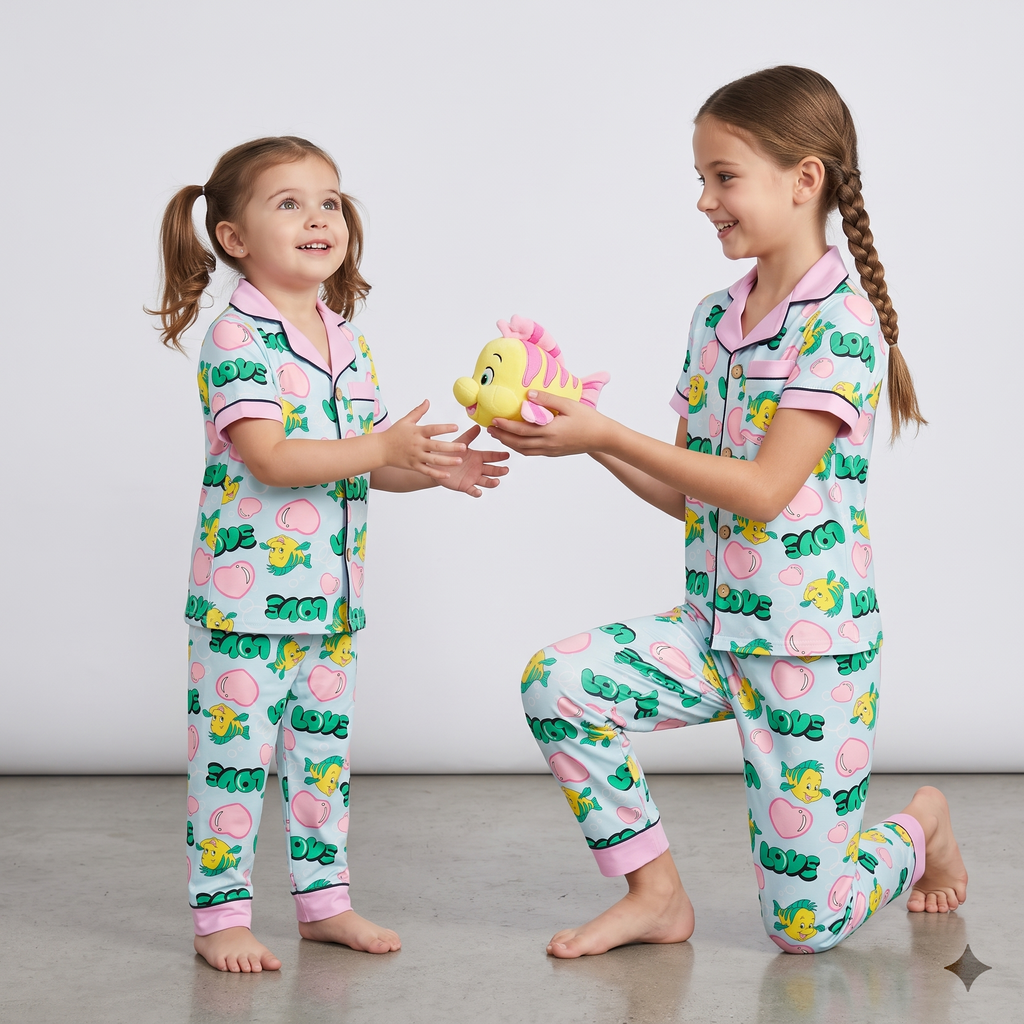 Love Fish Kids H/S Pajamas