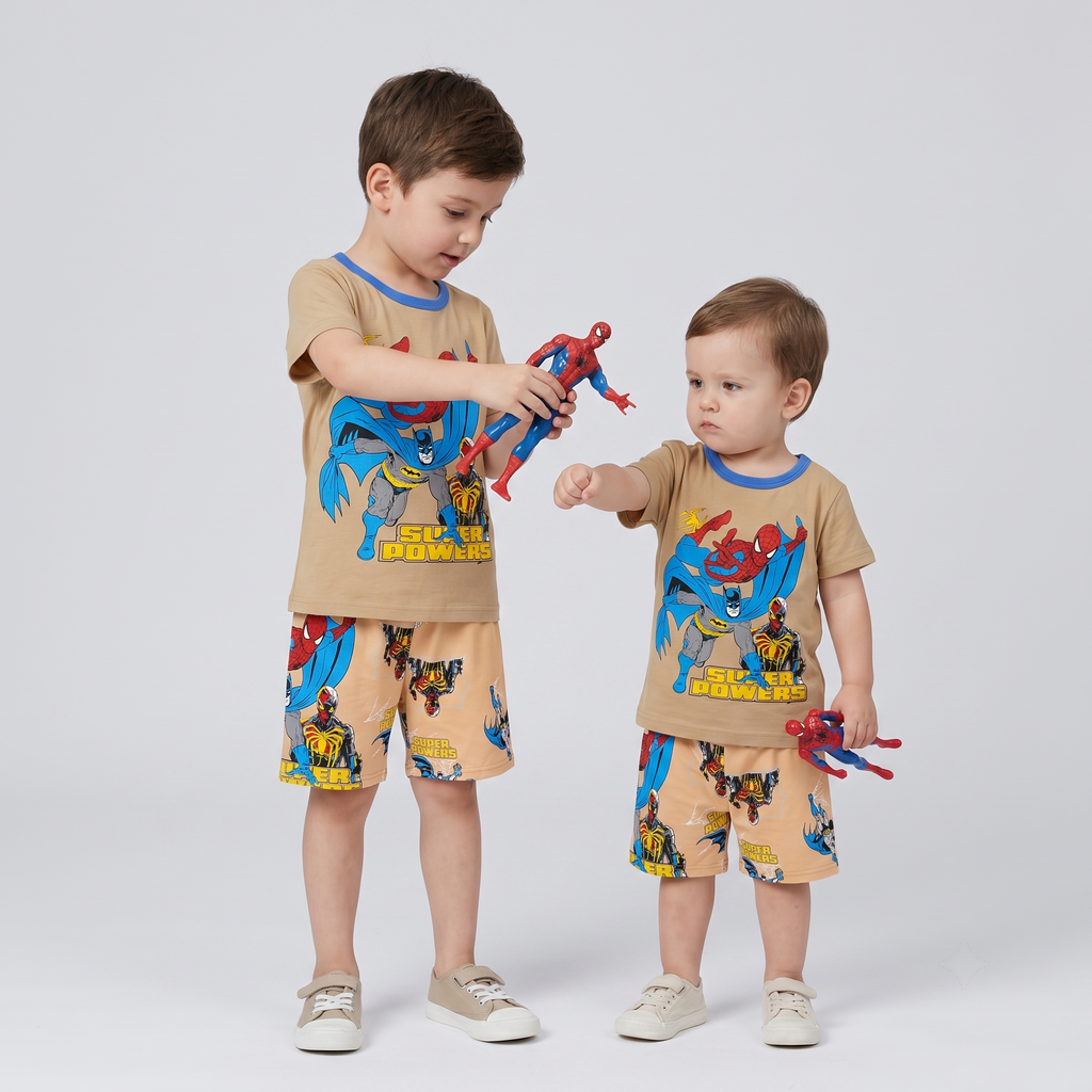 Super Powers H/S Short Set