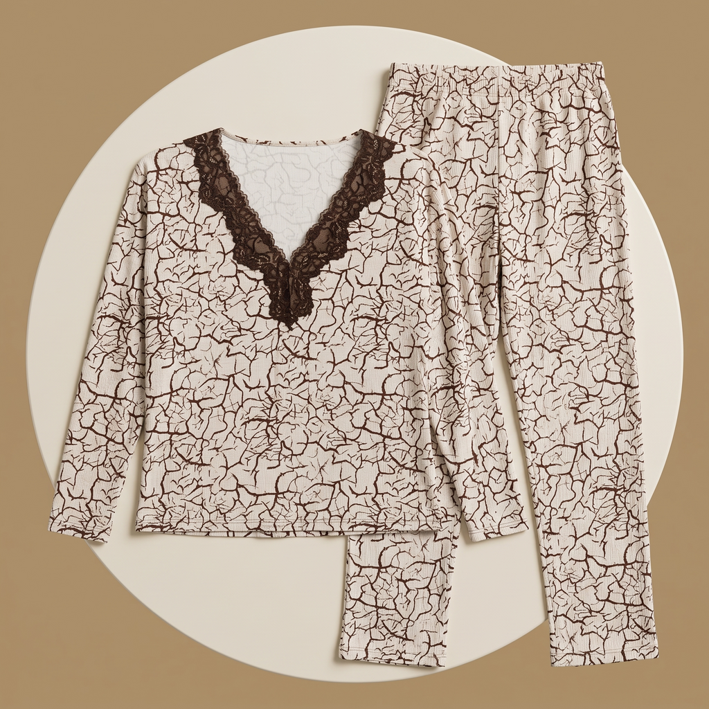Womens Pyjama 2 Pcs 9143