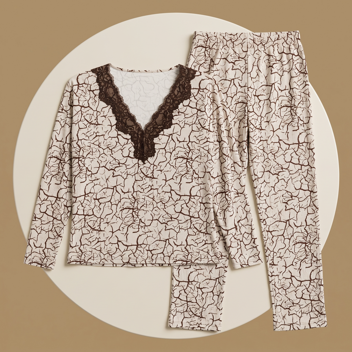 Womens Pyjama 2 Pcs 9143