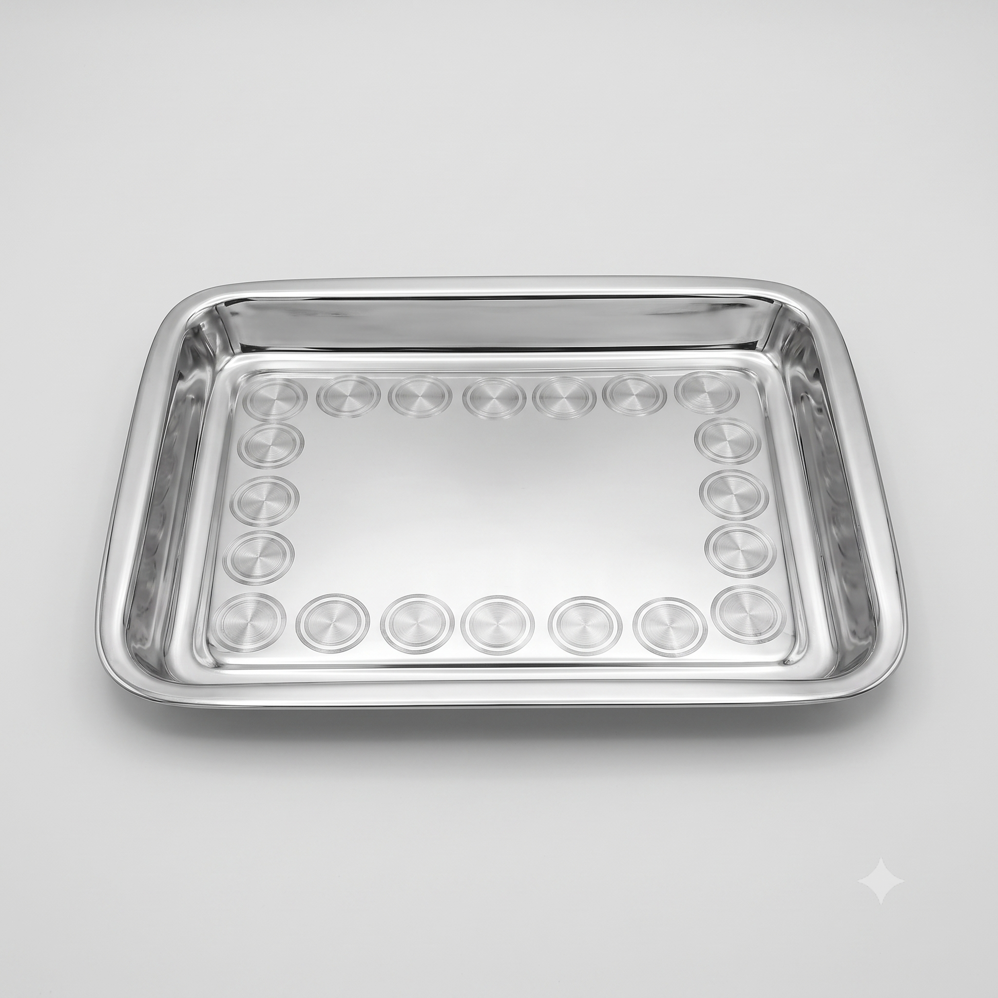 صينيه استيل مستطيل rect. deep tray 35CM	11131