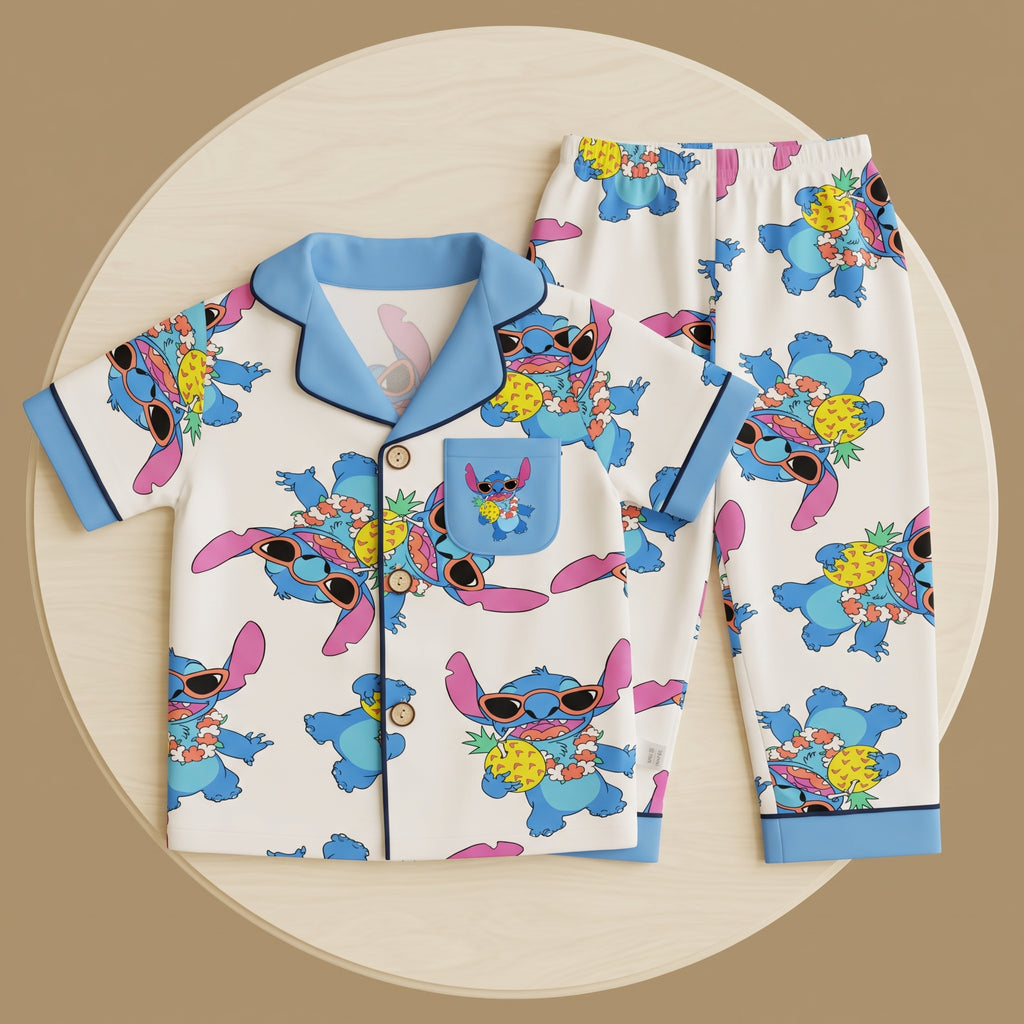 Fun Stitch Kids H/S Pajamas