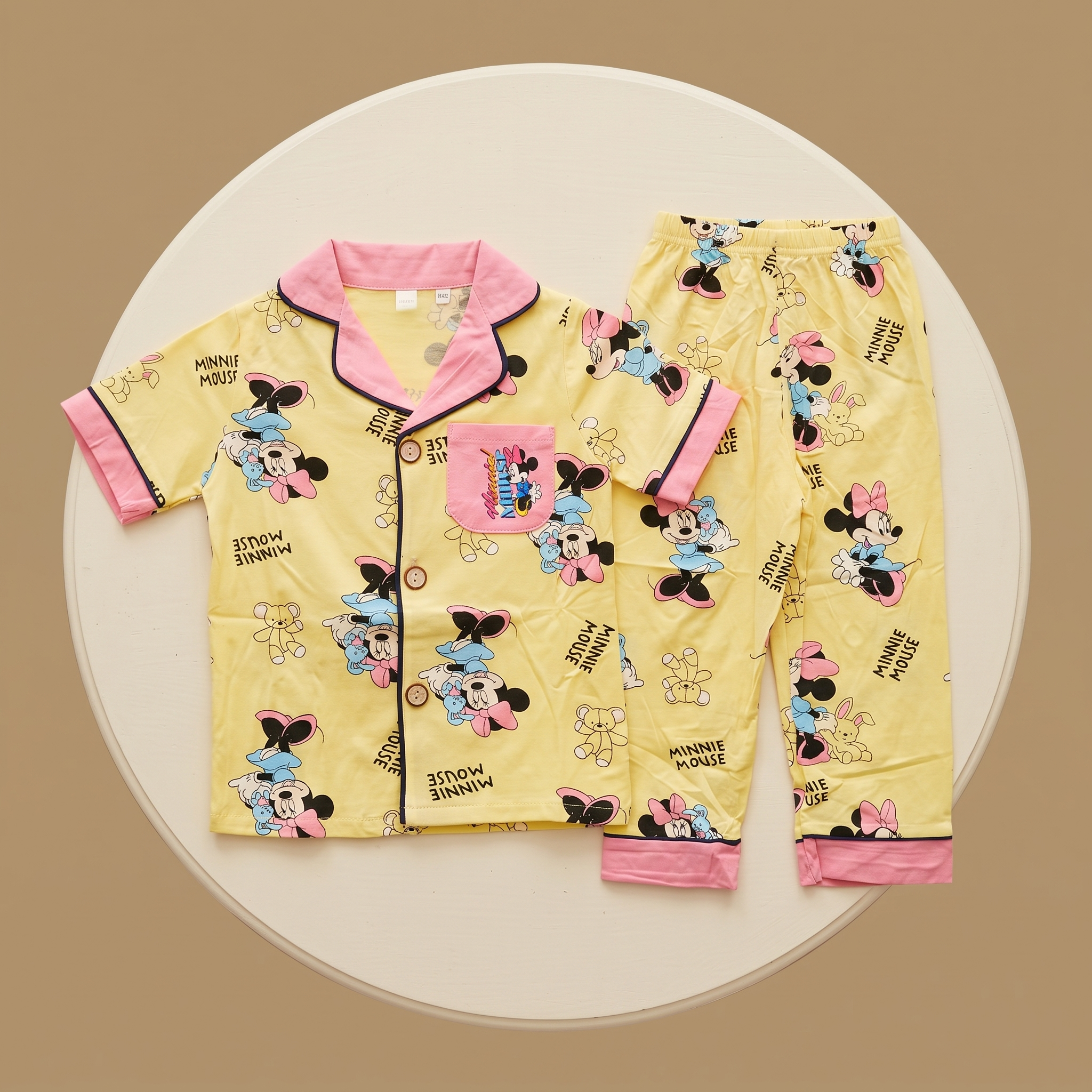 Minnie Teddy Kids H/S Pajamas