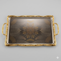 Gold + Silver Serving Trays 24-2305