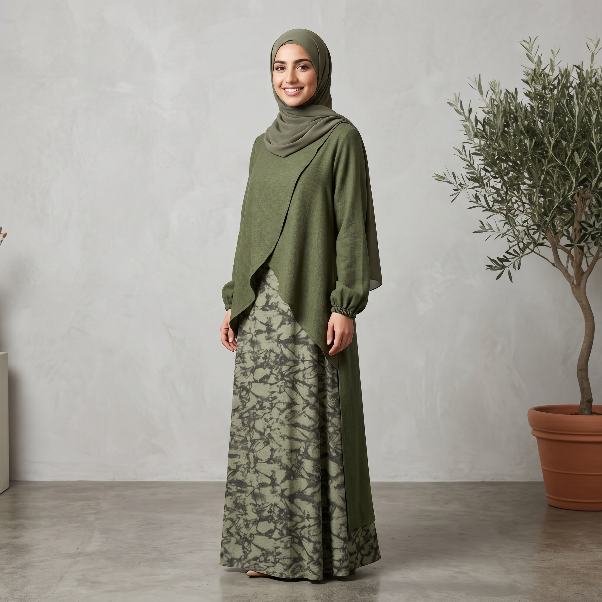 Womens Fustan 2Pcs 018101