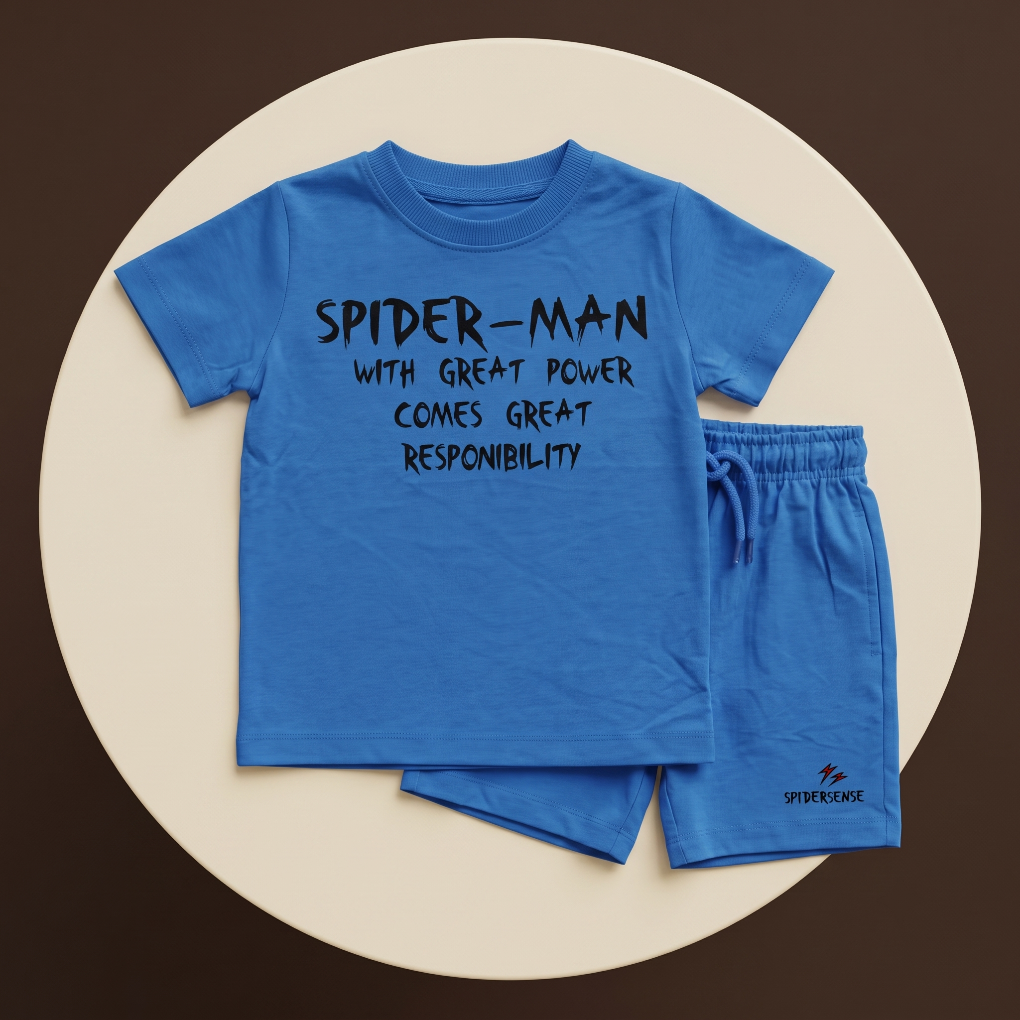 Spiderman Great Power Boys H/S shorts